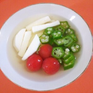 簡単・手抜き！野菜の出汁漬け